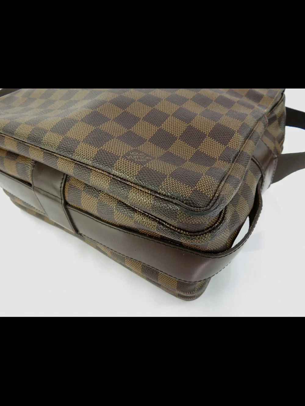 Louis Vuitton Brown Checkered Messenger Bag